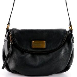 Marc By Marc Jacobs Leather Pebbled Black Crossbody Bag